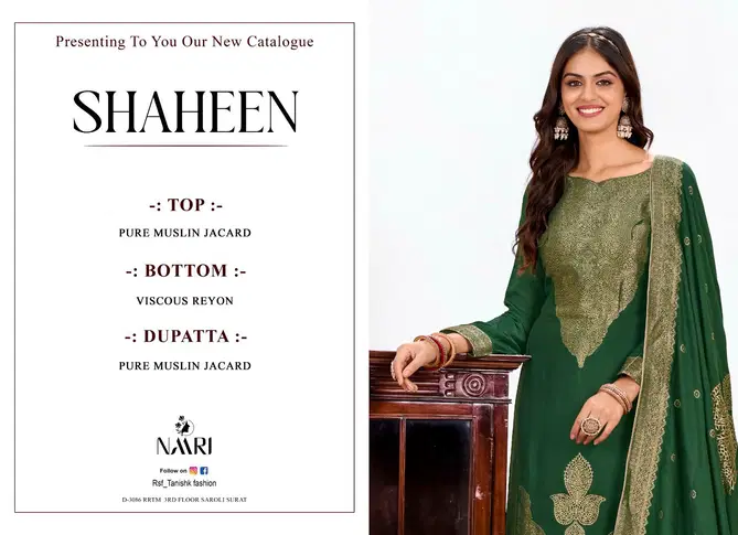 Shaheen By Naari Muslin Viscose Salwar Kameez Wholesalers In Delhi